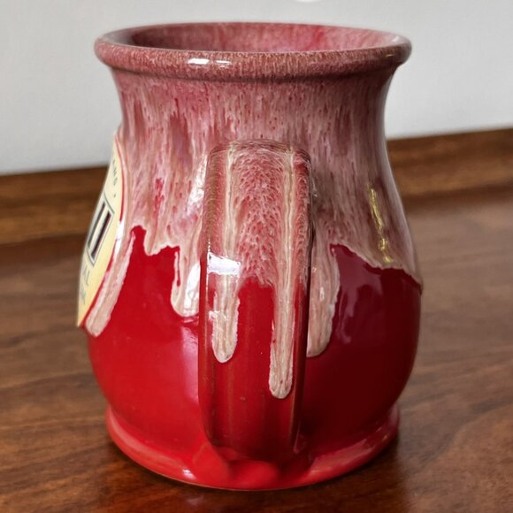 Deneen Pottery The National WWII Museum New Orleans Louisiana Mug Red 2018 16 Oz - Picture 5 of 11